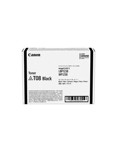 Toner Canon T08 Bk 11.000Pp X I-Sensys X 1238P 1238Pr 1238I 1238If