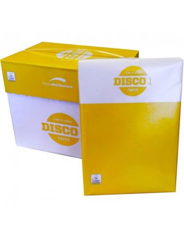 Carta A4 Disco 1 X Fotocopie/Stampanti 21X29,7 80Gr (Conf. 5 Risme X 500 Fogli Cad.)