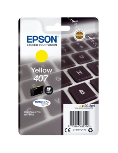 Ink Epson C13t07u440 Giallo  X Wf-4745Dtwf 1.900Pag.