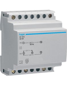 Trasf. Sic. 230V - 12-24V 40Va 4M