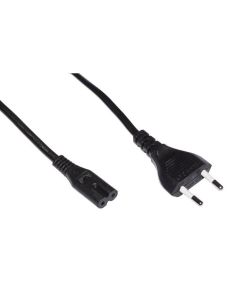 Cavo Alimentazione Link Con Spina Italiana Bipolare - Presa 8 Form Diritta Femmina C7 1.8Mt