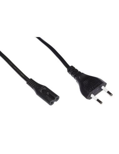 Cavo Alimentazione Link Con Spina Italiana Bipolare - Presa 8 Form Diritta Femmina C7 1.8Mt