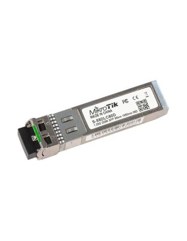 Mikrotik Sfp Module 1.25G Sm 80Km 1550Nm Dual Lc-Connector Ddm -40C 85C S-55Dlc80d