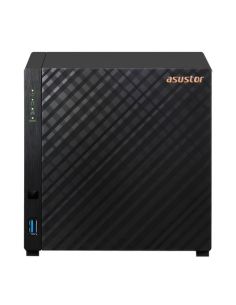 Asustor Nas Tower 4 Bay (3.5''), Realtek Rtd1296, Quad-Core, 1.4Ghz, 1Gb, 2.5Gbe X1, Usb3.2 Gen1 X2, Wow (Wake On Wan).. As1104t