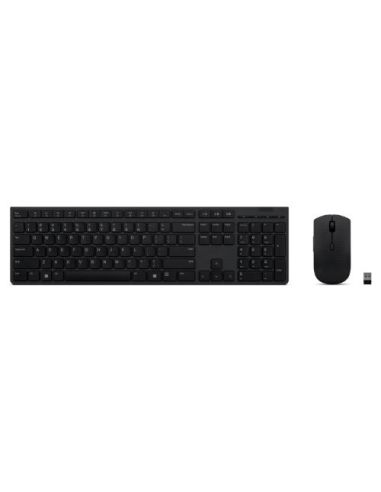 Lenovo Professional Wireless Rechargeable Keyboard And Mouse Combo Italy - 4X31k03951