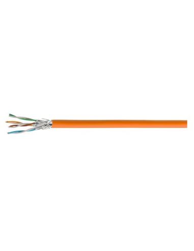 Cat 6A 23 Awg S/Ftp 4 Pair Lshf/Lszh Cable  Orange - Euroclass B2ca