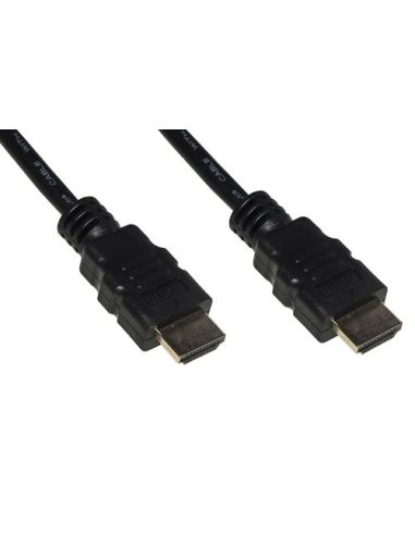 Cavo Hdmi 4Kx2k M-M Link Con Ethernet Connettori Dorati 5 Mt Colore Nero