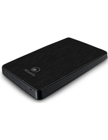 Box Esterno Atlantis Usb 3.0 X Storage 2,5 Alluminio Hdd Sata E Sata Ii, Colore Black P012-Su365-B2