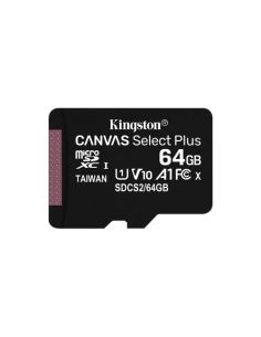 Sd-Micro Kingston  64Gb Class 10 Uhs-I 80Mb/S  Adattatore Canvas Select Plus - Sdcs2/64Gb