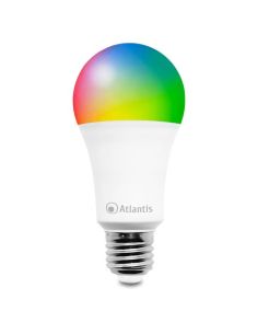 Lampada Led Atlantis A17-Sb13-Rgbw Bulbo Wifi Wl E27 13W 1100 Lumens Rgb/Luce Calda/Luce Fredda App Per Controllo Da Remoto