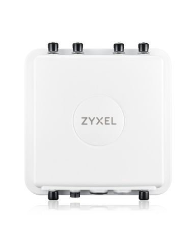 Access Point Wireless Zyxel Outdoor Wifi6 Wax-655E Dual Radio 4X4 802.11A/B/G/N/Ac/Ax 5375Mbps, 2 Lan, Poe 25W , Ant Non Incluse