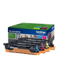Toner Brother Tn-243Cmyk Multipack X Hl-L3210cw Hl-L3230cdw Hl-L3270cdw Dcp-L3550cdw Mfc-L3730cdn Mfc-L3750cdw Mfc-L3770cdw