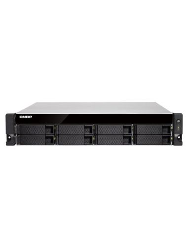 Nas Rack 2U Qnap Ts-877Xu-Rp-3600-8G 8Hd 2,5/3.5 Nohdd 2P Gbe 2P 10Gbe Sfp 6P Usb Ram 8Gb Ddr4 Amd Ryzen 3600 2X500w