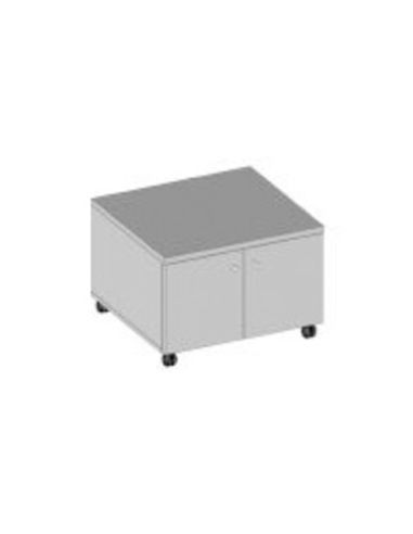 Mobile Porta-Fotocopiatore Su Ruote Con Ante - Mts054 Dim.65X55x45