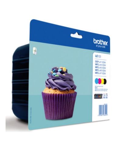 Ink Brother Lc-123Valbp 4C  Mfcj44/J45/J46/J47/J470 Dcp-J552dw Mfc-J650dw Mfc-J6920dw/J6520dw Dcp-J132/152W Mfc-870Dw/J245