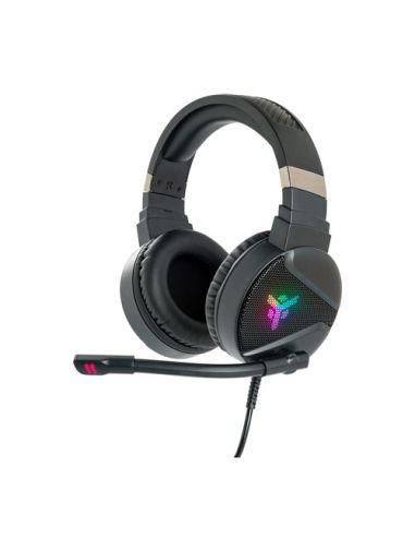 Cuffia Itek Gaming H410 7 Colori Led,2X3, Microfono,Controllo Volume, 5Mm E Usb Con Adattatore - Ithgh410