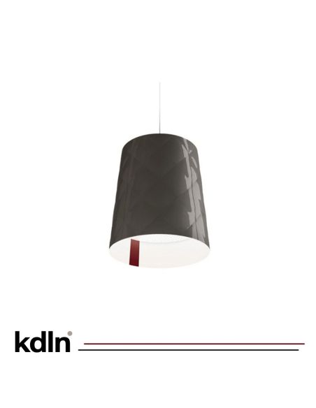 Kundalini Kndnew York 45 Lampada Sospensione Grande Grigio Cromo