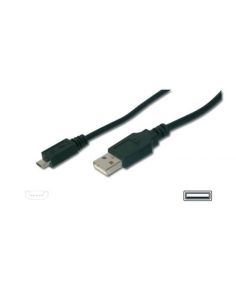Cavo Digitus Usb 2.0 A-Micro B M-M 1Mt Schermato