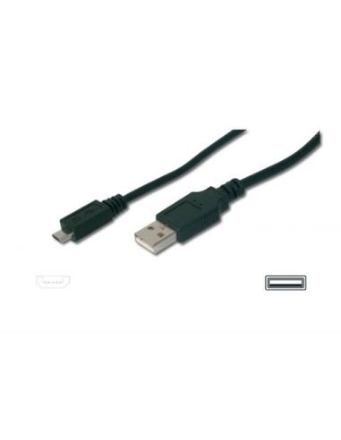 Cavo Digitus Usb 2.0 A-Micro B M-M 1Mt Schermato
