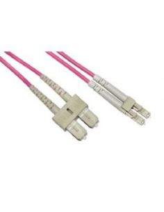 Bretella Di Connessione E Permutazione A 2 Fibre Ottiche Multimodali Om4 Connett. Lc-Lc Duplex 5M Guaina Esterna Lszh Iec60332-1