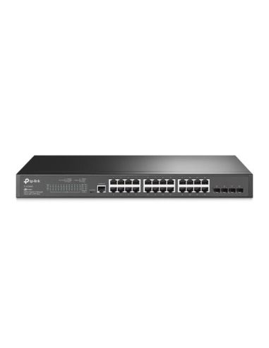 Switch Tp-Link Tl-Sg3428 24P Gigabit L2 Managed 4 Slot Gigabit Sfp, Rj45Micro-Usb Consoleport, 1U 19-Inchrack-Mount, Omada Sdn