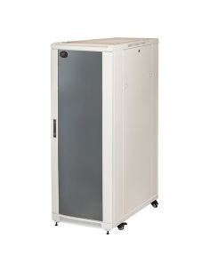 Rack Link 19'' Armadio Per Reti 32 Unita' (A)1610X(L)600X(P)800 Colore Grigio Capacità Di Carico 800 Kg Porta Vetro