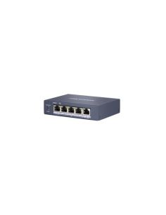 Switch Hikvision 4P Gigabit Poe  1 Uplink Gigabit Rj45 Budget Poe 60W L2 Unmanaged - Ds-3E0505hp-E