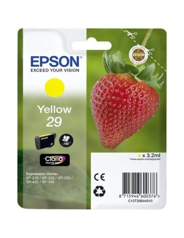 Ink Epson C13t29844012 Giallo Fragola X Xp-255 Xp-245 Xp-332 Xp-335 Xp-432 Xp-342 Xp-345 Xp-442 Xp-445 Xp-452