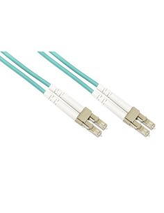 Cavo Link Fibra Ottica Lc A Lc Multimode Duplex Halogeenfree Lszh Classe Om3 50/125 1Mt