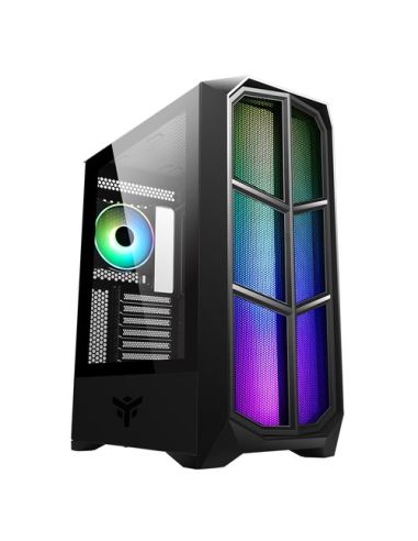 Case Itek M.Tower Vertibra Y210 Gaming  2*Usb3, 12Cm Fan Argb, Trasp Wind, -  Itgcavy210