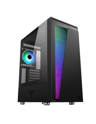 Case Itek M.Tower Vertibra V210 Gaming  2*Usb3, 12Cm Fan Argb, Trasp Wind, -  Itgcavv210