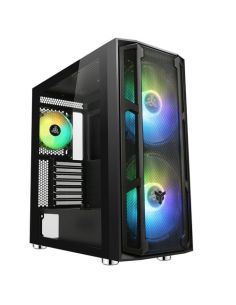 Case Itek Full Tower Majes 20 Mesh Evo Usb3, 2*20Cm Fan Argb, Front Mesh,Trasp Wind Xl, -  Itgcamaj20me