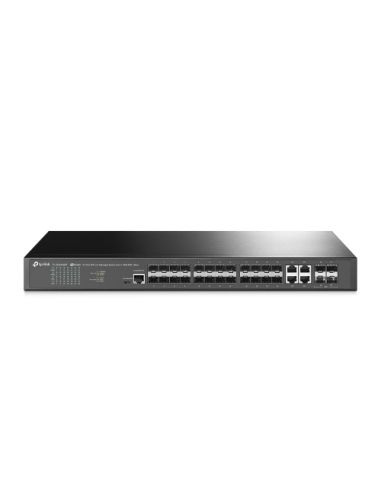 Switch Tp-Link Tl-Sg3428xf Jetstream 24P Gigabit L2 Managed 4P 10Ge Sfp, 4Gigabit Sfp 1U 19-Inch Rack-Mountable, Omada
