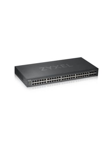 Switch Zyxel Gs1920-48V2 44P Gigabit4P  Dual Gigabit2P Sfp Gigabit,  Ipv6, Rack,Web Managed Free Nebula Basic