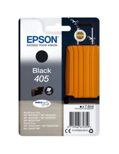 Ink Epson 405 C13t05g14010 Nero Trolley X Wf-3820Dwf Wf-3825Dwf Wf-4820Dwf Wf-4830Dtwf Wf-3640Dtwf Wf-7830Dtwf Wf-7840Dtwf