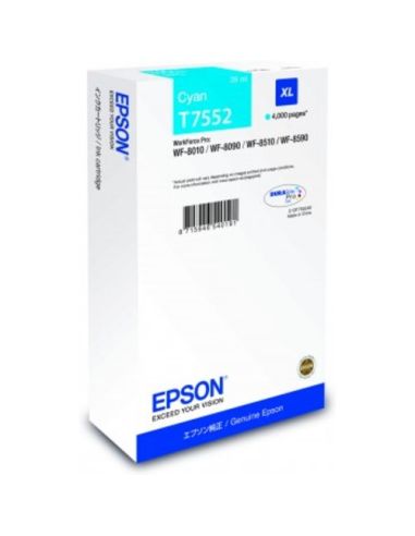 Ink Epson C13t755240 Ciano Xl X Wf-8010Dw Wf-8510Dwf
