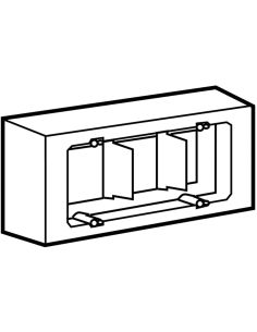 Dlp-Scatola P. Apparecchi 6/7 Mod Bianco