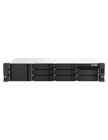 Nas Rack 2U Qnap Ts-864Eu-4G 8Hd 3,5/2,5Sata 2X 2.5Gbe 2X Usb3.2 4Gb Ram 1X Hdmi Intel Celeron N5105/N5095 4Core 1X300w