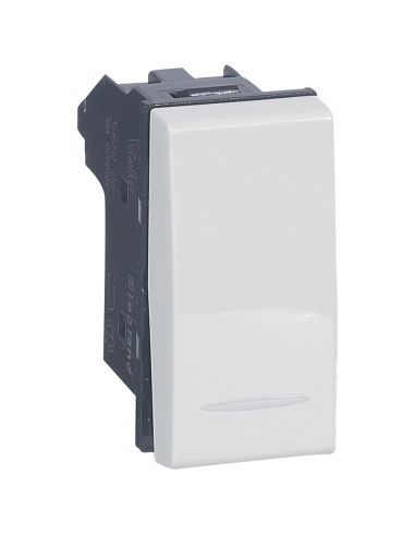 Vela Bianca - Pulsante 1P No 10A