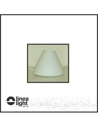 Lampada Tavolo Blog Linea Light Cono Led Bianco 342B601