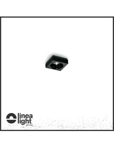 Linea Light Faretto Incasso Singolo Nero 6370