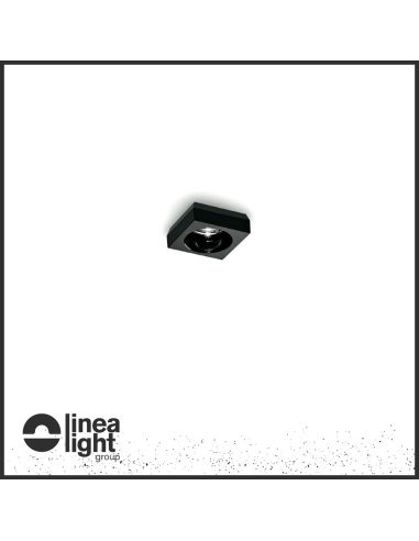 Linea Light Faretto Incasso Singolo Nero 6370