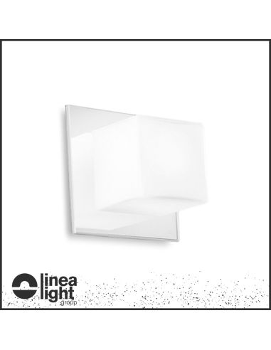 Lampada Parete Cubic W Linea Light Bianca IP44 G9