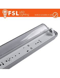 Plafo Stagna Porta Tubo T8 Ip65: 1 Tubo 150Cm