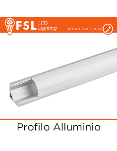 Profilo Alluminio 6063 Angolare - Barra 2M