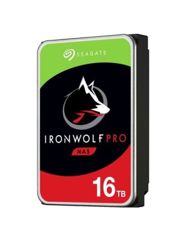 Hd Seagate  Iron Wolf Pro Sata3 16Tb 3.5 7200 Rpm  128Mb Cache 24X7 - Nas Hdd - St16000ne000 - Gar. 5 Anni/2Y Servizio Rescue