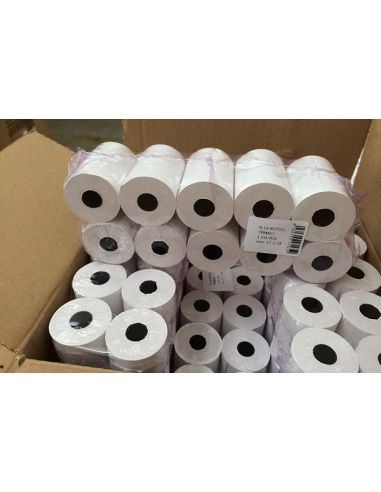 10X Rotolo Per Pos In Carta Termicamm 57 X 18 Mtl