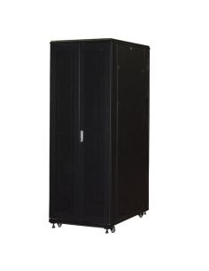 Armadio Rack 19 42U (A)2055, (L)800, (P)1000 Porta Traforata Colore Nero