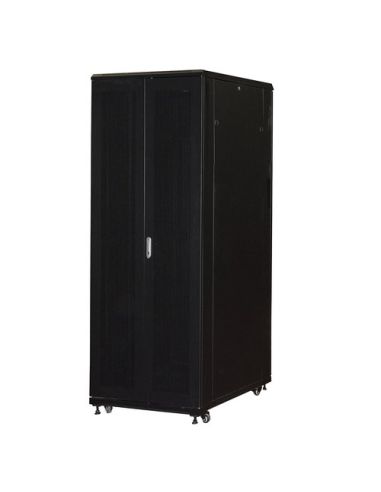 Armadio Rack 19 42U (A)2055, (L)800, (P)1000 Porta Traforata Colore Nero