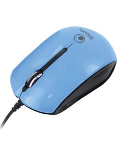 Mini Mouse Atlantis P009-Km23-Bl Scroll Usb 3 Tasti 800-1000 Dpi, Blu